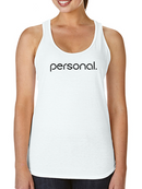 Personal Racerback Tank Woman