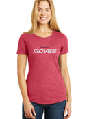 Crossfit MOVES Antwerpen Tri-blend T-shirt Ladies