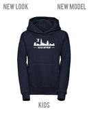 Olicsa Hoodie Navy KIDS - Antwerp Skyline