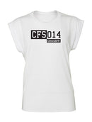 Women's muscle tee - rolled cuff