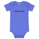 Personalised baby body