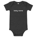 Personalised baby body