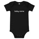 Personalised baby body
