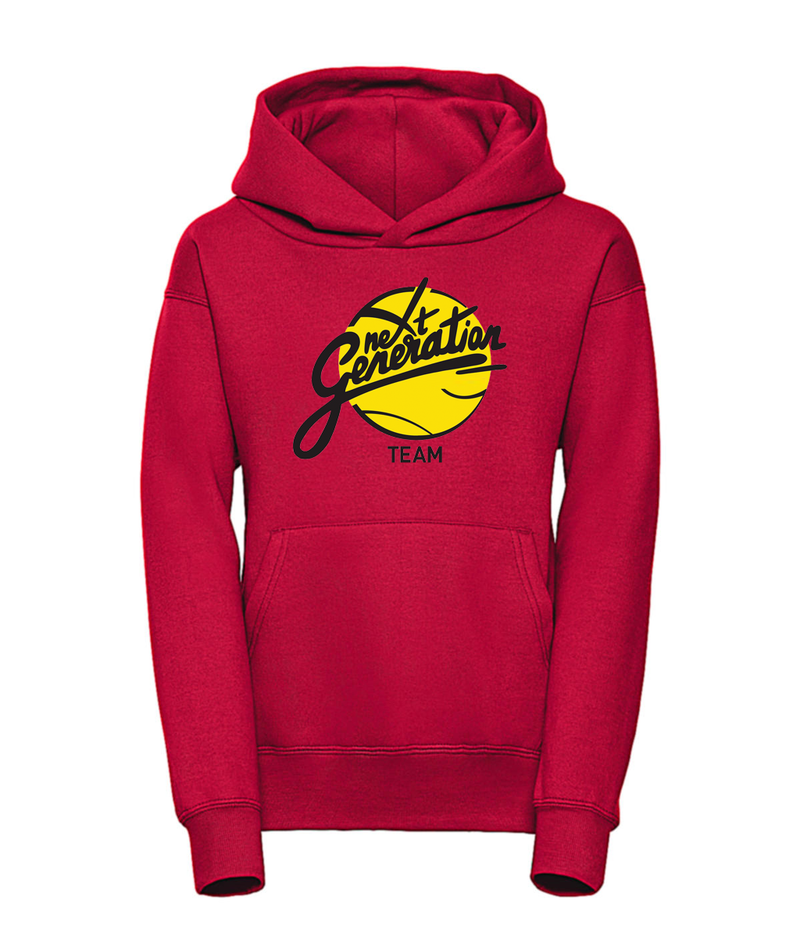 Youth hoodie rood