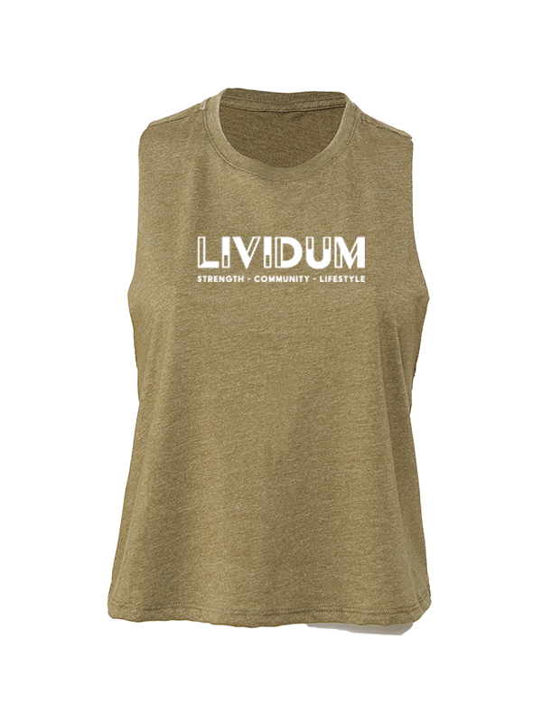 Lividum - Women's Racerback Crop Top