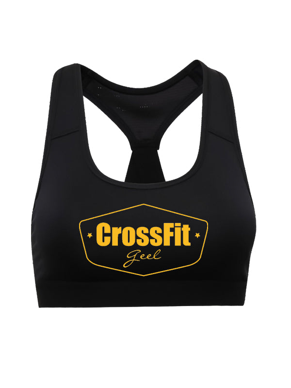 Crossfit Geel Performance Sports Bra