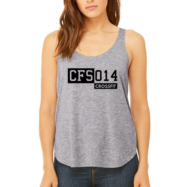 Crossfit Schoten - Flowy Slide Slit Tank - Shield
