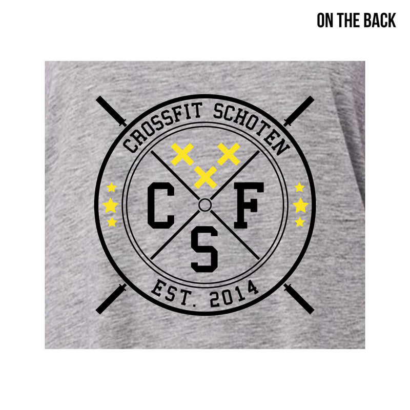 Crossfit Schoten - Flowy Slide Slit Tank - Logo