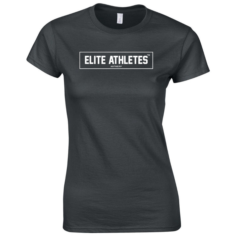 Elite Athletes - Framed Fitted T-shirt Woman