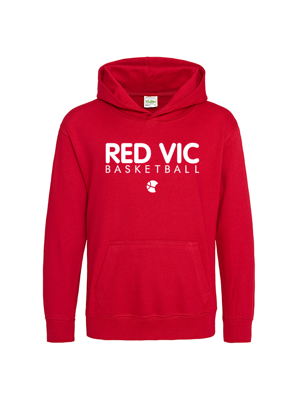 Red Vic - Basketball Hoodie (Kids)