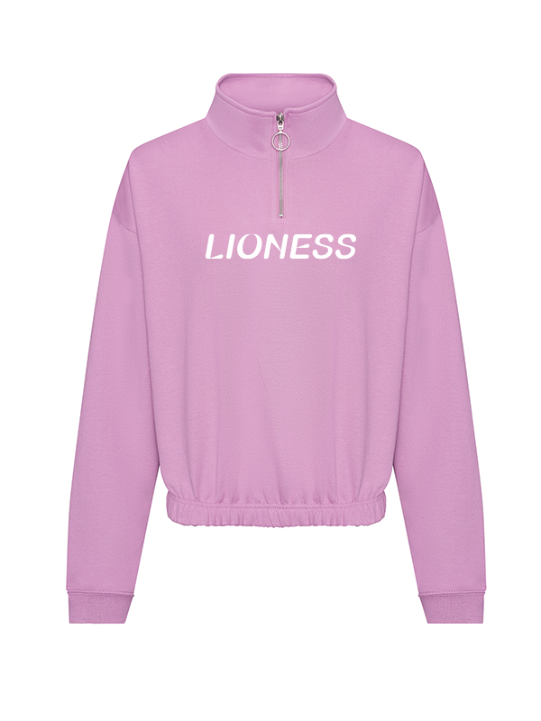 Lioness - Cropped 1/4 Zip Sweat