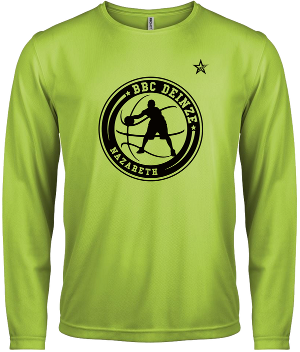 Warm Up / Shooting shirt Lime Dry Fit