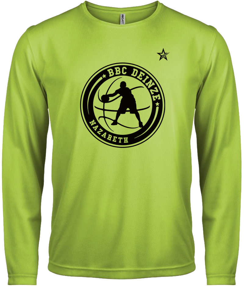 Warm Up / Shooting shirt Lime Dry Fit