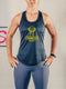 T&T Woman Tank Top Black 'n Gold