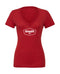 Crossfit Mol Ladies Deep V-neck T-shirt