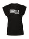 Women's muscle tee - rolled cuff