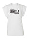 Women's muscle tee - rolled cuff