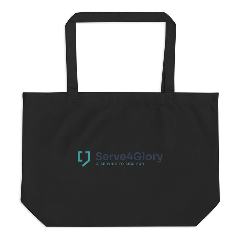 Serve4Glory x Bonanza - Large organic tote bag