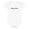 Personalised baby body