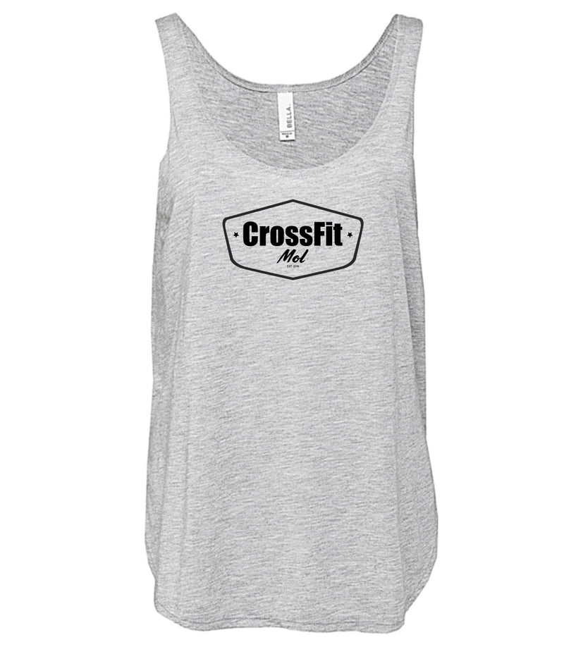 Crossfit Mol - Flowy Slide Slit Tank